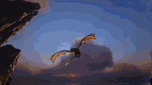 mushroomtea dragons sky flight fire