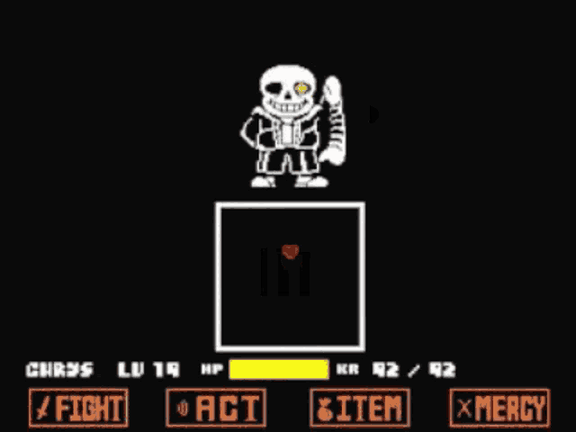 UNDERTALE – Sans Boss Dialogue