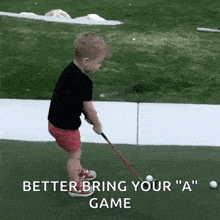Golfing Kid GIF
