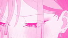 the word rules is on a pink background with a girl 's face