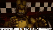 five nights at freddy 's is a video game that is being played on a computer