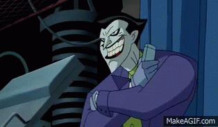 joker laughing gif