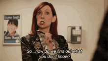So How Do We Find Out What You Dont Know Elsbeth Tascioni GIF - So How Do We Find Out What You Dont Know Elsbeth Tascioni The Good Fight GIFs