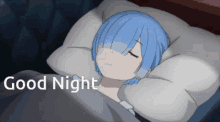 Anime Rem GIF - Anime Rem Sleep Time GIFs