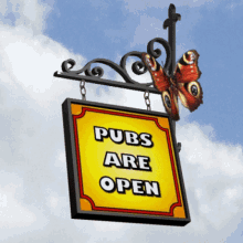 Pubs Are Open Pubs GIF - Pubs Are Open Pubs Pub Sign GIFs