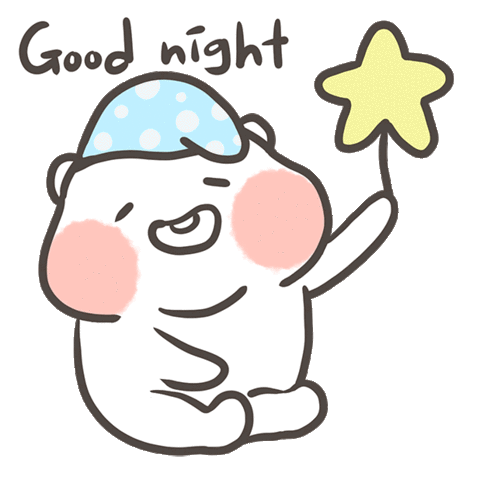 Nighty Nights Goodnight Sticker - Nighty Nights Goodnight Bed Stickers