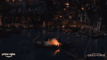Exploding Ship Lord Of The Rings GIF - Exploding Ship Lord Of The Rings Rings Of Power GIFs