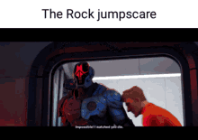 The Rock Jumpscare GIF - The Rock Jumpscare Dwayne Johnson GIFs