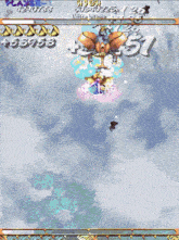 a screenshot of a video game shows a character with a score of +3531