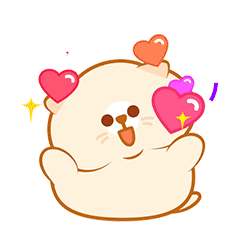 Heart Cute Sticker - Heart Cute Fat Stickers