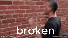 Broken Broken Brick Wall GIF - Broken Broken Brick Wall GIFs