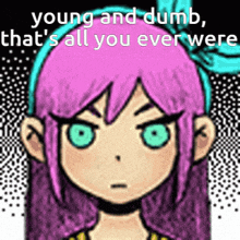 Omori Young And Dumb GIF - Omori Young And Dumb Thats All You Are GIFs