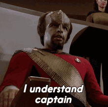 I Understand Captain Worf GIF