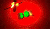 plankton from spongebob squarepants is flying through the air holding a flamethrower and the words go !