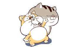 Ami Fat Cat Sticker - Ami Fat Cat Shhh Stickers