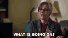 What Is Going On Marilyn Cowan GIF - What Is Going On Marilyn Cowan Spoiler Alert GIFs