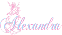 Alexandra Alexandra Name Sticker - Alexandra Alexandra Name Pink Stickers