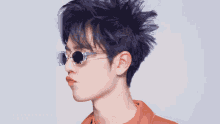 Xiao Zhan Pout GIF - Xiao Zhan Pout Sunglasses GIFs