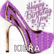 Happy Birthday Purple GIF - Happy Birthday Purple Glitter S GIFs