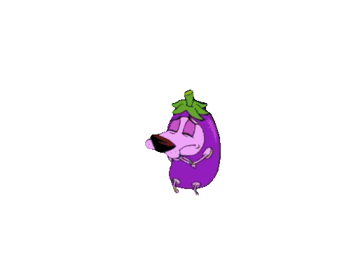 Courage The Cowardly Dog Sticker - Courage The Cowardly Dog Stickers