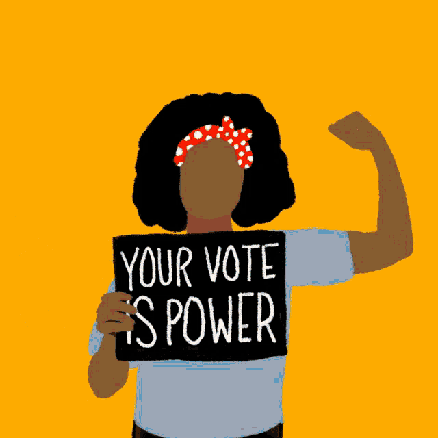 You Are Strong Your Vote Is Power Gif You Are Strong Your Vote Is Power Power Discover