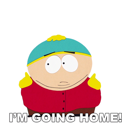 Im Going Home Eric Cartman Sticker - Im Going Home Eric Cartman South Park Stickers
