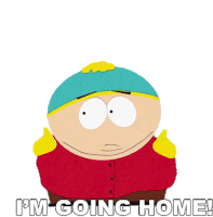 Im Going Home Eric Cartman Sticker - Im Going Home Eric Cartman South Park Stickers