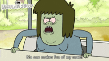 No One Makes Fun Of My Mom Muscle Man GIF - No One Makes Fun Of My Mom Muscle Man Regular Show GIFs