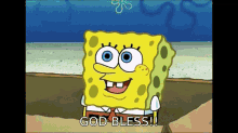 God Bless Spongebob Sir Godbless GIF - God Bless Spongebob Sir Godbless Spongebob Rainbow GIFs