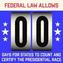 Federal Law Demands35days For States To Count And Certify The Presidential Race GIF - Federal Law Demands35days 35days For States To Count And Certify The Presidential Race GIFs