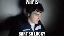 Bart Lucky Why Is Bart So Lucky GIF