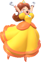 Princess Daisy Mario Party Superstars Sticker - Princess Daisy Mario Party Superstars Happy Stickers