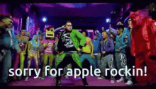 Apple Day Happy Apple Day GIF - Apple Day Happy Apple Day Party Rocking GIFs