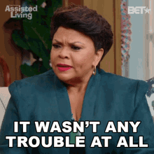 It Wasnt Any Trouble At All Cora GIF - It Wasnt Any Trouble At All Cora Assisted Living GIFs