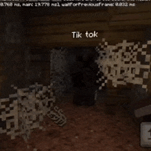 a screenshot of a video game with tik tok written in the corner