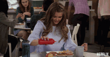 Too Much Ketchup Kerri Medders GIF - Too Much Ketchup Kerri Medders Gwenny GIFs