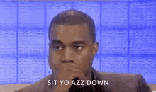 Kanye West Unamused GIF - Kanye West Unamused No Reaction GIFs