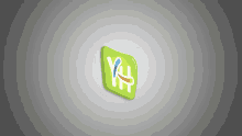a green square with the letter y and h on it
