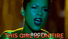 Alicia Keys Girl On Fire GIF - Alicia Keys Girl On Fire Sing GIFs