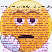 Anton Särdin Plays Rainbow6siege GIF - Anton Särdin Plays Rainbow6siege Navy Seals Copypasta GIFs