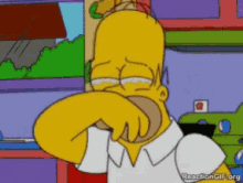 Homer Simpson Crying GIF - Homer Simpson Crying The Simpsons GIFs