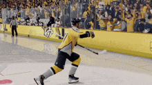 a hockey player with the number 1 on his jersey stands on the ice