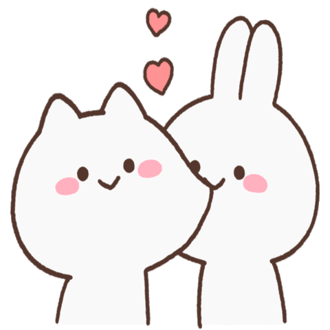 Bunny Adorable Sticker - Bunny Adorable Kitty Stickers