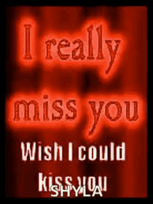 I Miss You Wish I Could Kiss You GIF