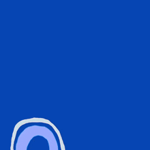 a blue background with arabic writing and a white circle