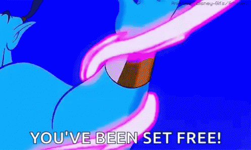 Genie Free Me GIF - Genie Free Me Freedom GIFs