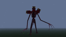 a computer generated image of a monster with red arms