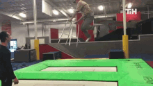 Trampoline This Is Happening GIF - Trampoline This Is Happening Jumping With Walker GIFs