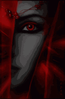 Red Lady Stare GIF - Red Lady Stare Eyes GIFs