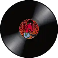 a record that says cheeta world on the label